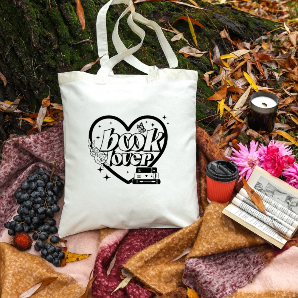 Book Lover Tote Bag